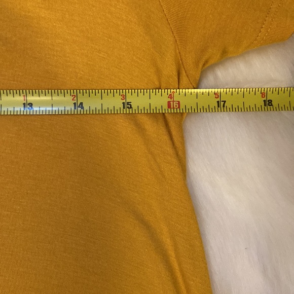 🆕 Sexy mustard colour top in size S - Picture 5 of 5